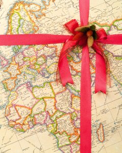 Gift map pattern