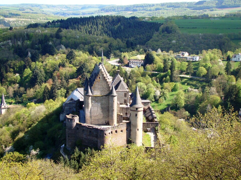 Fortress middle ages luxembourg photo