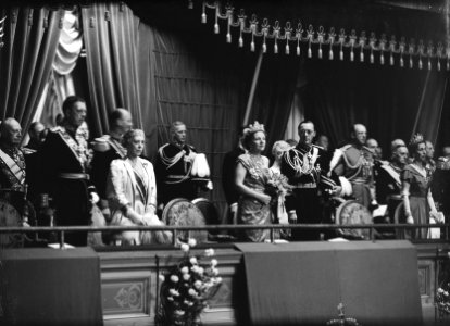 Inhuldiging koningin Juliana. Officieel slot van de feestweek. Gala-concert in h, Bestanddeelnr 900-0246