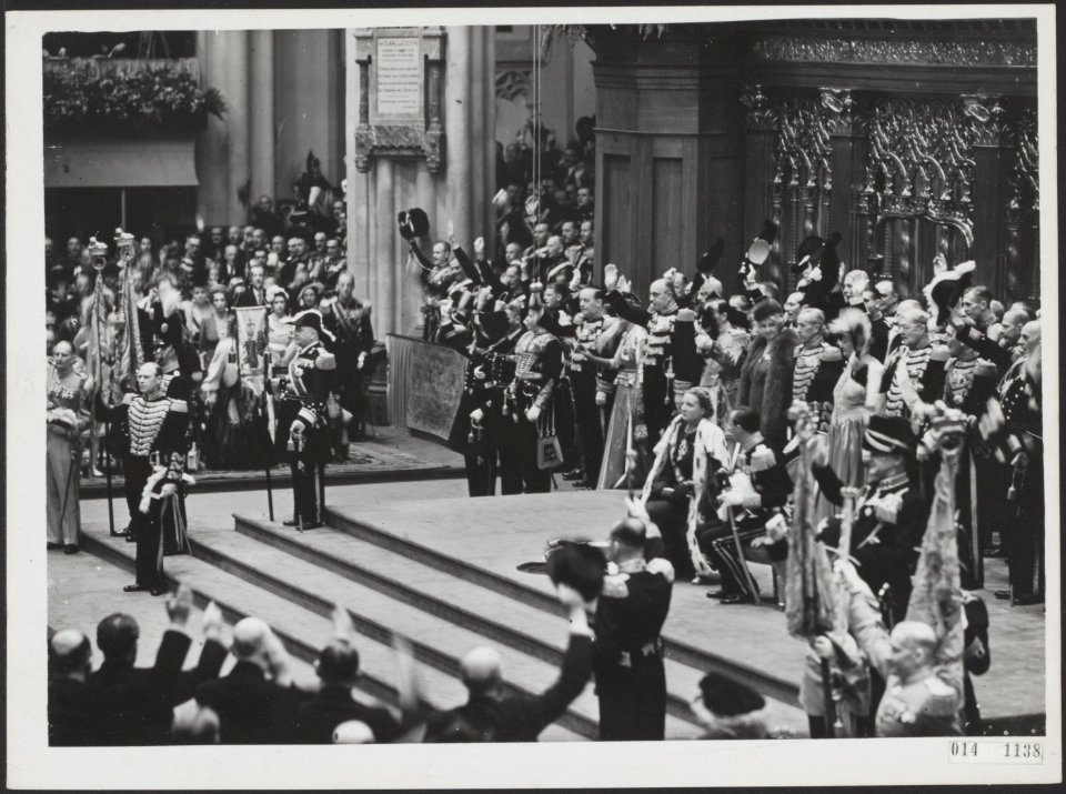 Inhuldiging koningin Juliana in de Nieuwe Kerk, Bestanddeelnr 014-1138