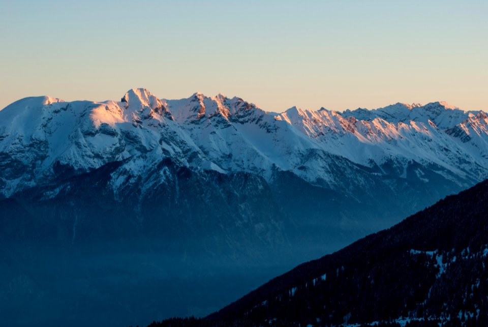 Inntalkette bei Sonnenaufgang