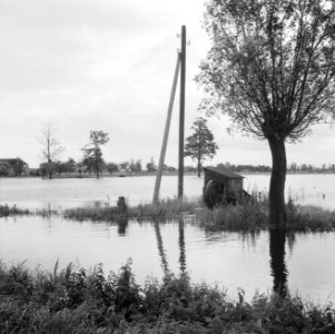 Inpoldering en bemaling, waterschappen, ondergelopen land, Nieuwe Wetering, Bestanddeelnr 159-1063