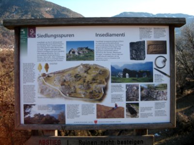 Informationstafel Castelfeder