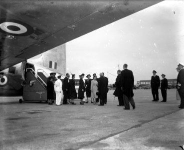 Inhuldiging koningin Juliana. Voorbereidingen. Aankomst buitenlandse vorstelijke, Bestanddeelnr 900-0229