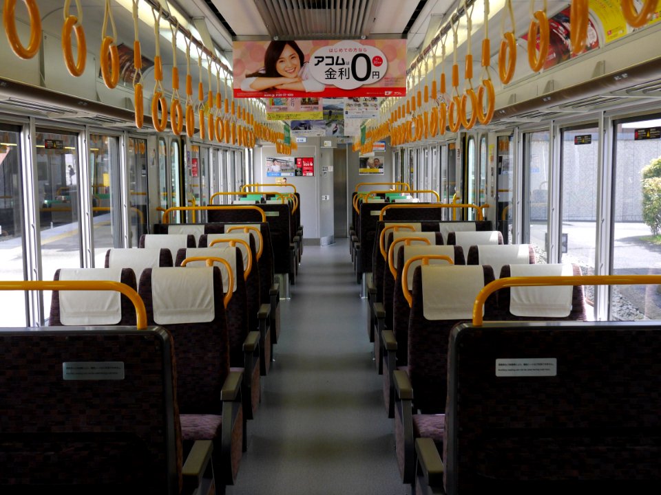 Inside JR West 221 refurbished 02