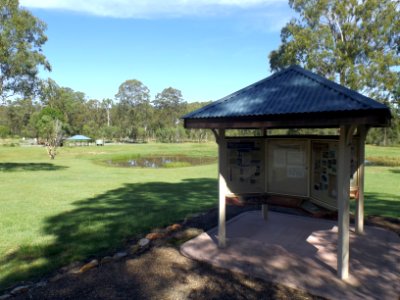 Information display at Hardings Paddock Picnic Area Goolman