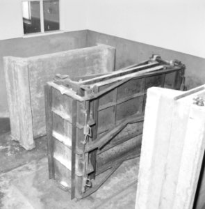 Inpoldering en bemaling, mal voor wandelementen, Bestanddeelnr 159-0984