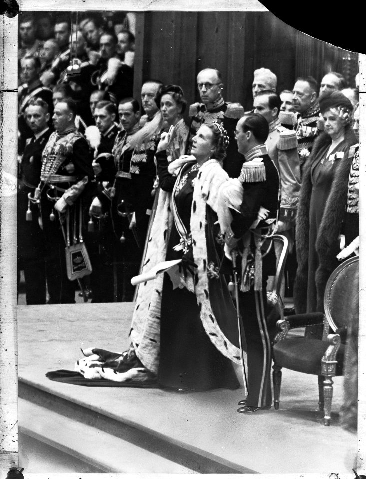 Inhuldiging koningin Juliana Plechtigheid in de Nieuwe Kerk te Amsterdam, Bestanddeelnr 900-0262