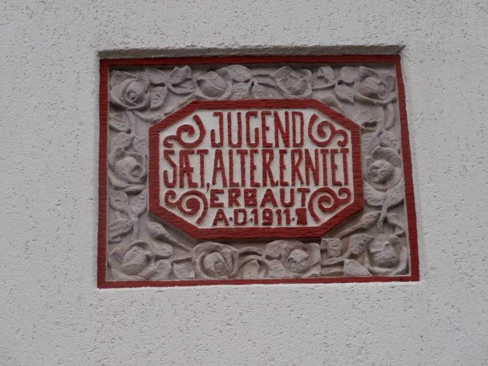 Inschrift Heinrich Werner Haus Kirchohmfeld