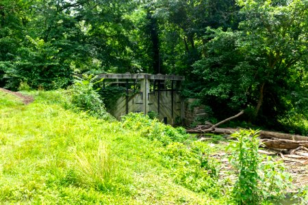 Inlet 1 upper gate C & O Canal seen from upstream