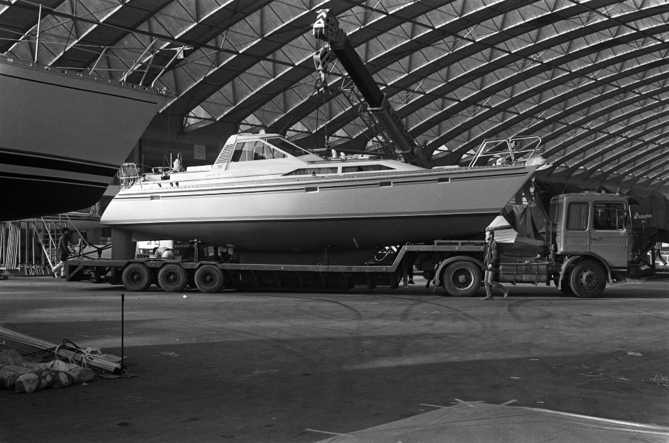 Inrichten van de HISWA in de RAI in Amsterdam, Bestanddeelnr 933-5903