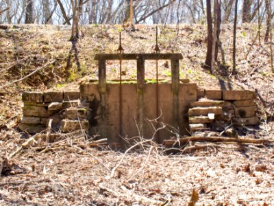 Inlet Gates at guard lock no 4 on Chesapeake and Ohio Canal