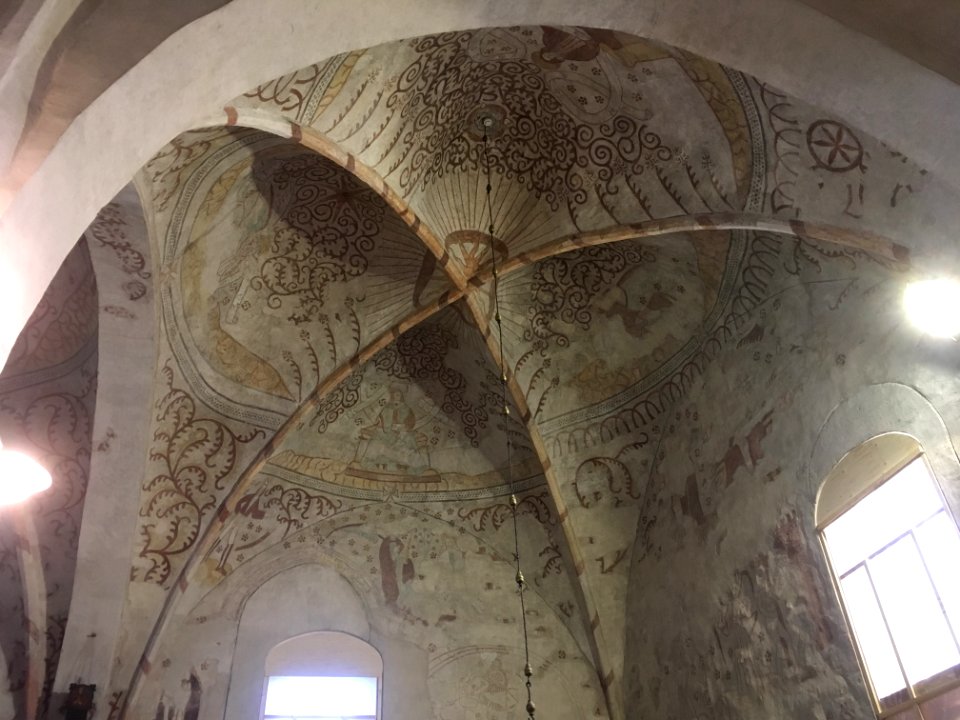 Inkoo church ceiling