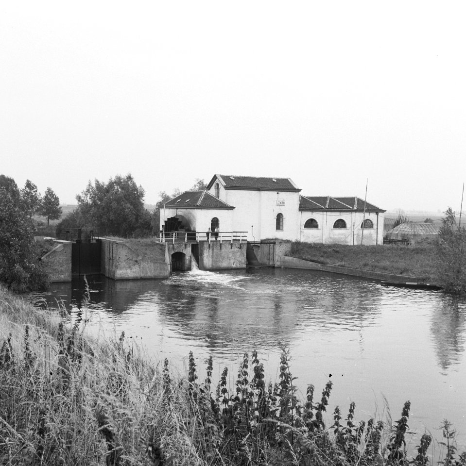 Inpoldering en bemaling, gemalen, polderdistrict lek en linge, 'de horn', Bestanddeelnr 159-1026