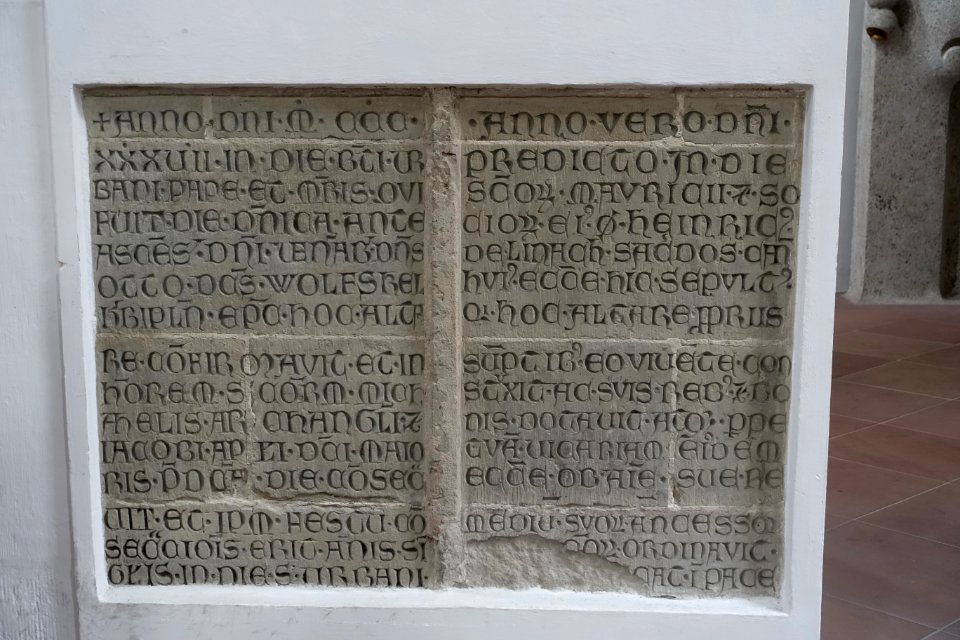 Inscription - Neumünster - Würzburg, Germany -DSC05230