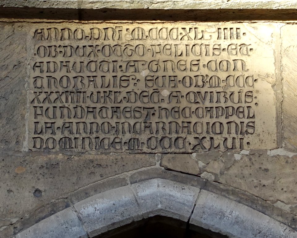 Inscription, Brunswick Cathedral - Braunschweig, Germany - DSC04460