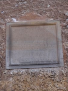 Inscription church Niedergebra