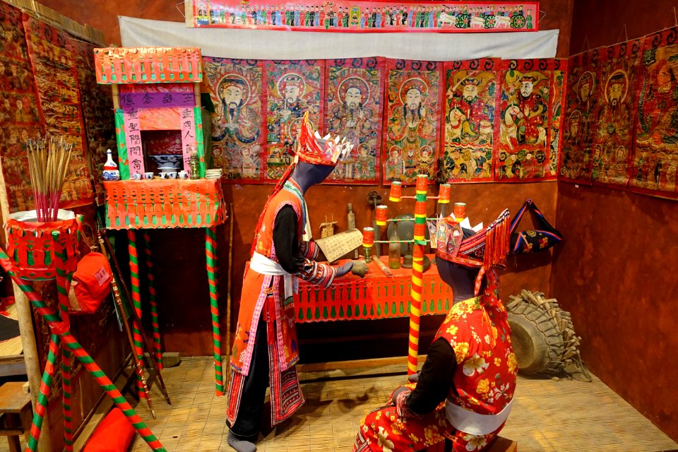 Initiation of the Red Yao from Yen Bai province - Vietnam Museum of Ethnology - Hanoi, Vietnam - DSC03024