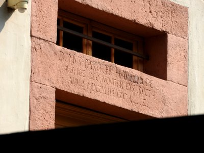 Inscription Rectory Hauteroda
