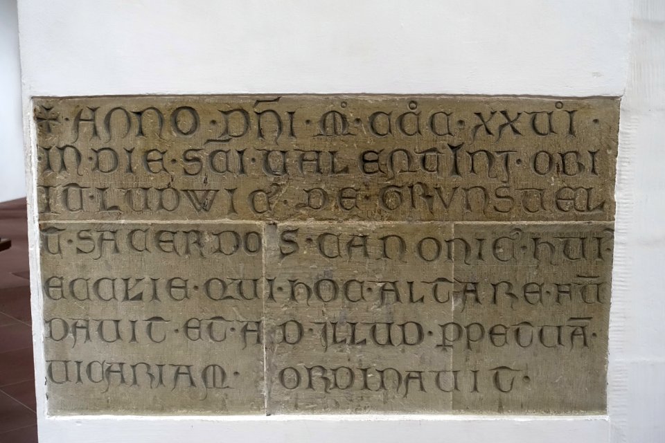 Inscription - Neumünster - Würzburg, Germany -DSC05231