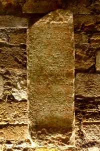 Inscription - Cryptoporticus of Aeminium - Museu Nacional de Machado de Castro - Coimbra, Portugal - DSC09855