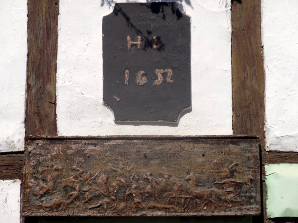 Inscription building Hochstedt, Nordhausen