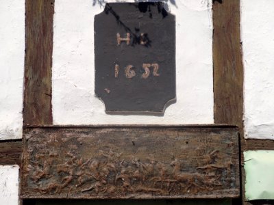 Inscription building Hochstedt, Nordhausen