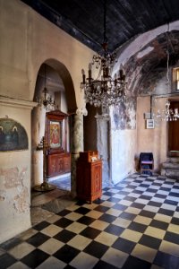 Inside Agia Zoni and Agios Spyridon Church on November 7, 2019