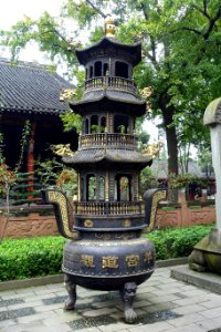 Incense burner - Qingyang Gong - Chengdu, China - DSC04045
