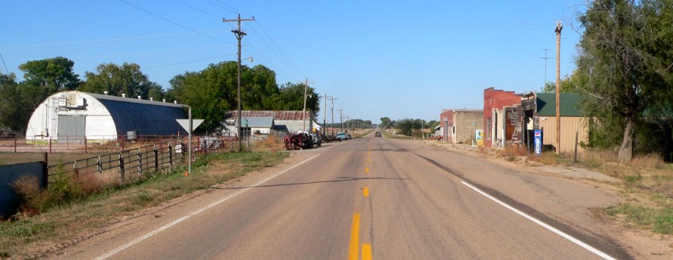 Inavale, Nebraska Blaine Street from E 1
