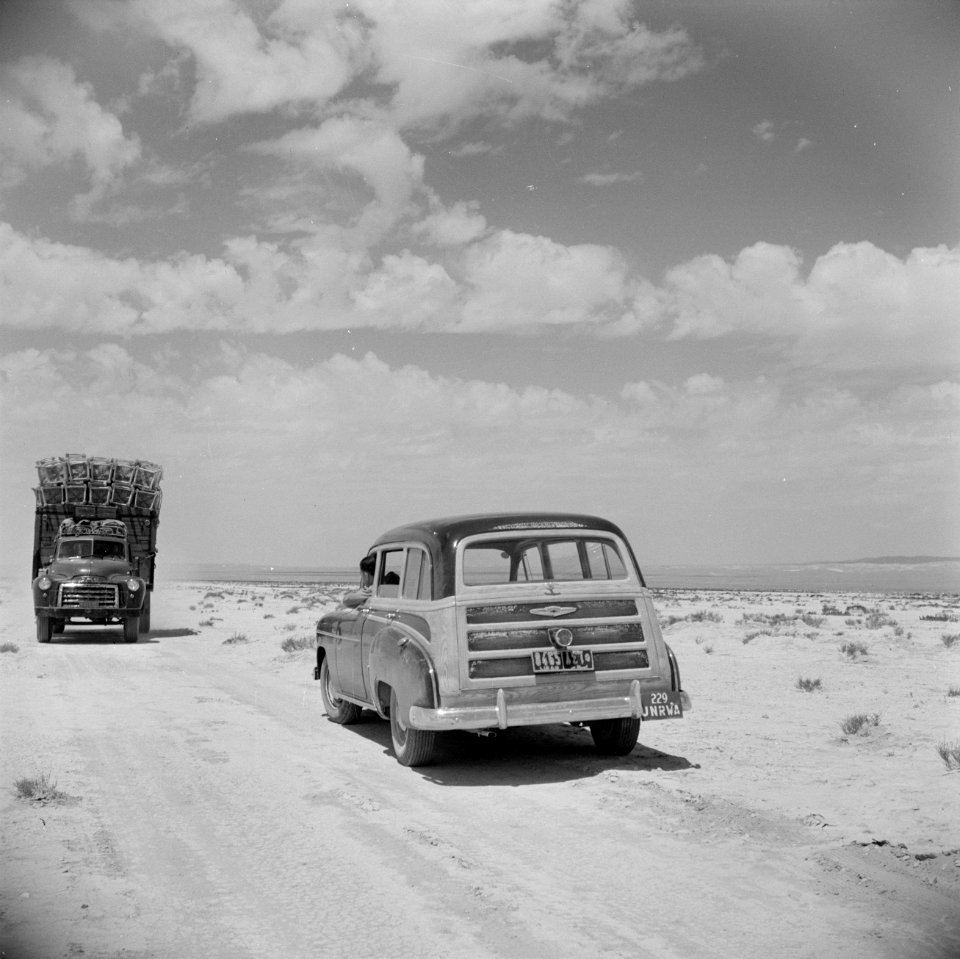 In de woestijn op de weg van Malula naar Damascus, Bestanddeelnr 255-6063