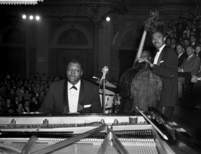 In de serie Jazz At The Philharmonic in het Concertgebouw, optreden van het O…, Bestanddeelnr 910-2885