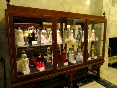 Inaugural dresses display - Kentucky State Capitol - DSC09223