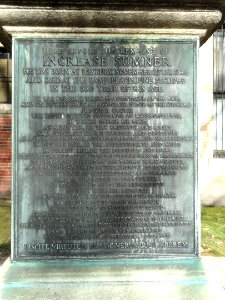 Increase Sumner grave, Granary Burying Ground - Boston, MA - DSC04668