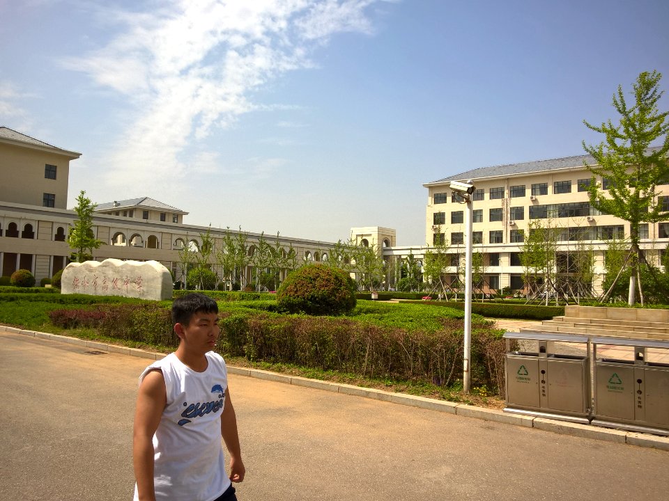 In the new campus of Tieling High School 39