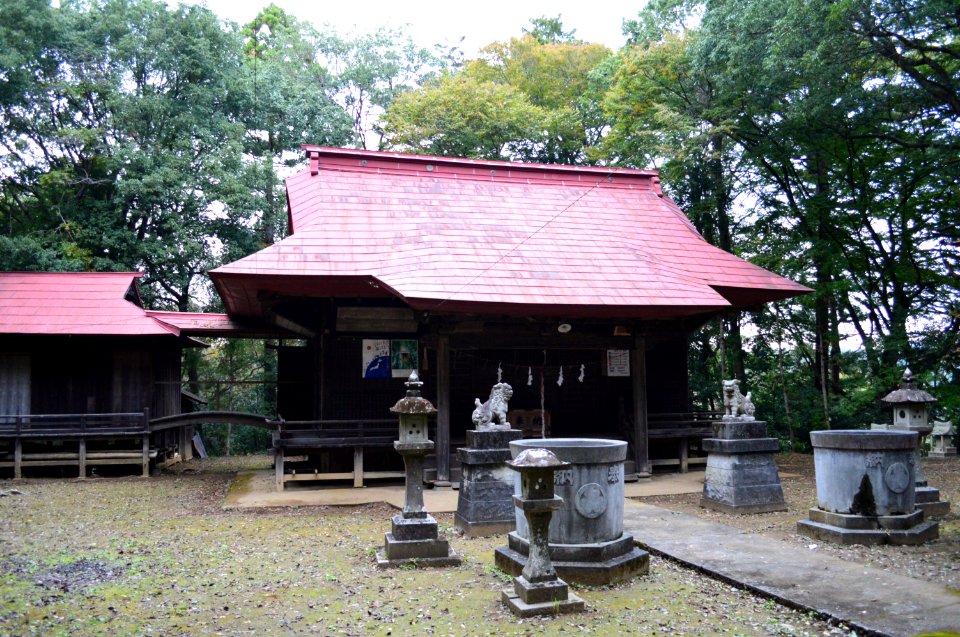 Inamura-jinja (Hitachiota) haiden