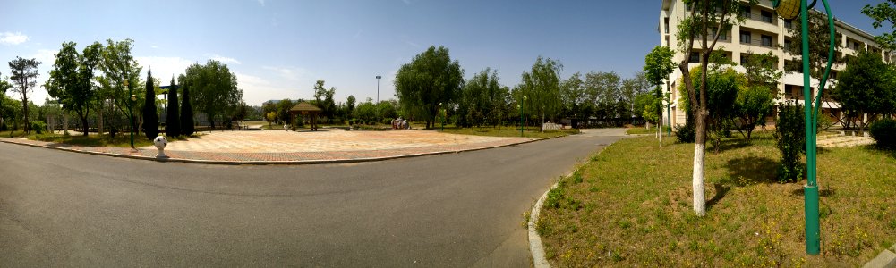 In the new campus of Tieling High School 27