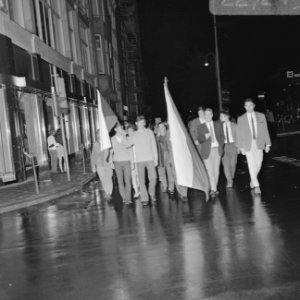 In Nederland verblijvende Tsjechen herdenken inval van Warschau pact troepen in , Bestanddeelnr 922-7215