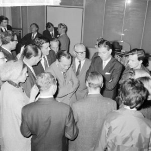In AVRO-studio te Hilversum, een Algemene Bestuursvergadering gehouden, Bestanddeelnr 914-4801