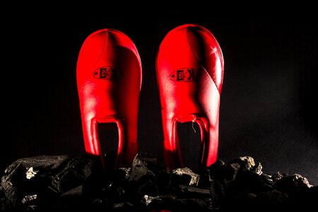 Karate foot guards strength