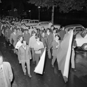 In Nederland verblijvende Tsjechen herdenken inval van Warschau pact troepen in , Bestanddeelnr 922-7214