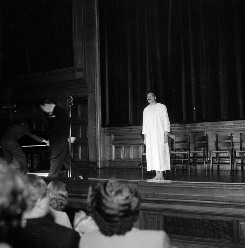 Indische muziek Otto Sterman voordracht, Bestanddeelnr 904-5140