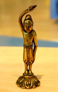 Infant Buddha, Korea, Silla, Three Kingdoms period, 7th century, gilt bronze - Royal Ontario Museum - DSC04204