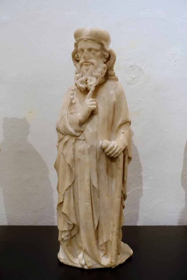 Individual figures from the High Altar of Cologne Cathedral, 2, Cologne, c. 1310-1320, Carrara marble - Museum Schnütgen - Cologne, Germany - DSC00018