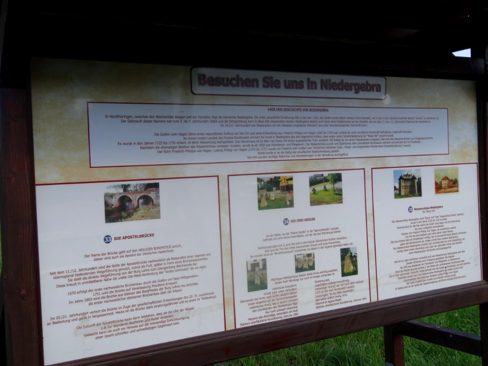 Info plaque Niedergebra 3