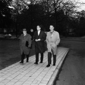 In AVRO-studio te Hilversum, een Algemene Bestuursvergadering gehouden, Jansen, , Bestanddeelnr 914-4807