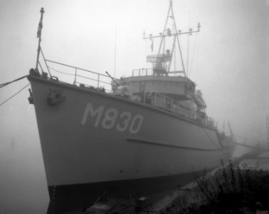 Indienststelling mijnenveger Sittard bij Niestern Scheepsbouwmaatschappij Unie, Bestanddeelnr 908-2025