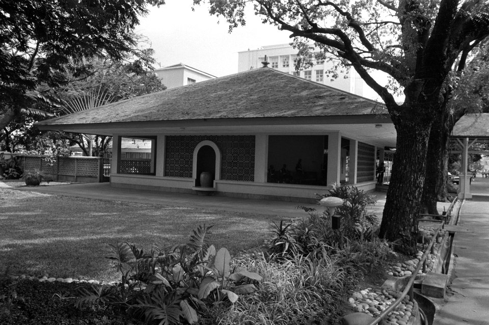 Indonesie, Jakarta, het Guesthouse, naast het paleis van president Soeharto waar, Bestanddeelnr 924-8345
