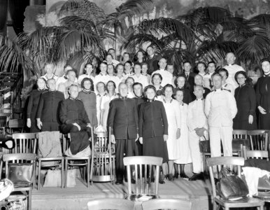 Indische avond van het Leger des Heils in het Concertgebouw te Amsterdam. Zendin, Bestanddeelnr 901-7929