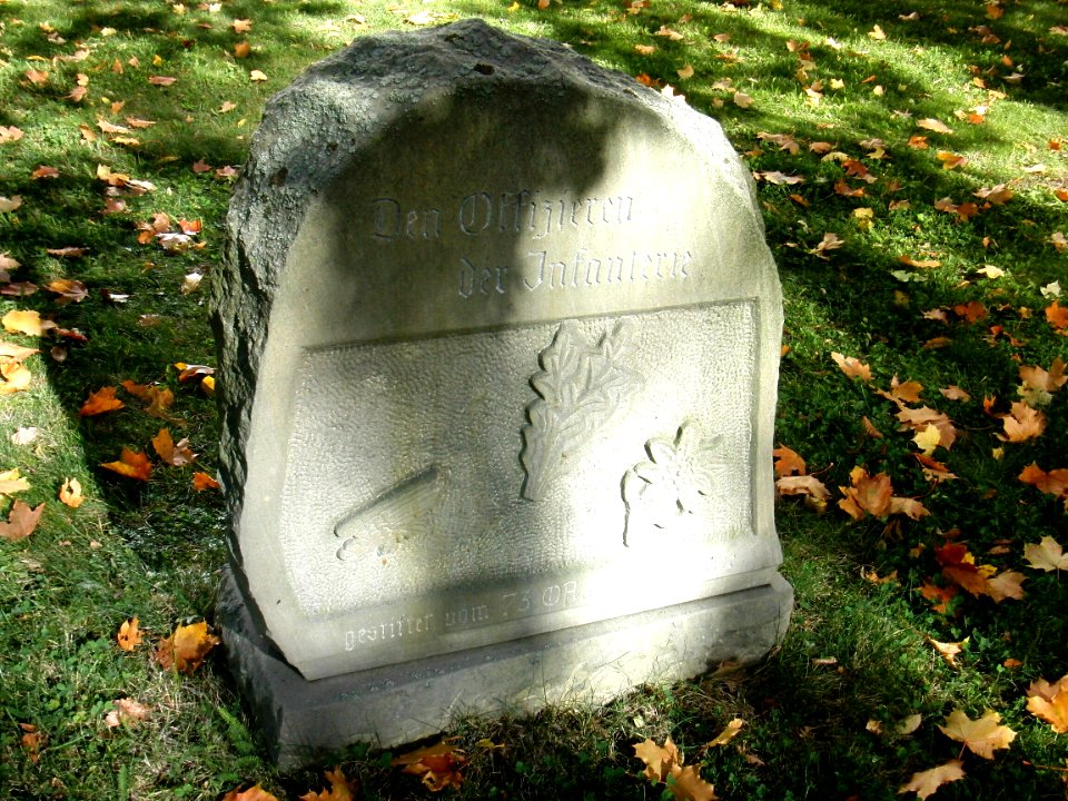 Infant 01 Dresden Albertstadtkaserne, Gedenkstein des Königlichen Sächsischen Infantrieregiments
